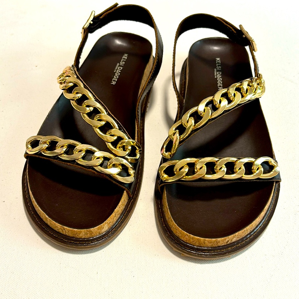 New Kelsi Dagger Script Sandals with Chain details in Buffalo - Picture 4 of 7